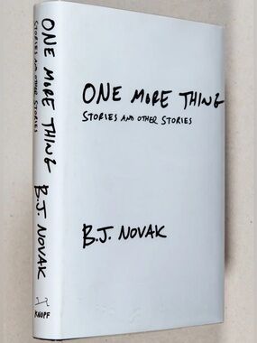 “One More Thing” by B.J. Novak from The Office - Hardcover Book
